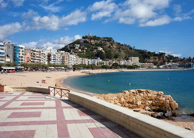 Blanes Town on Costa Brava