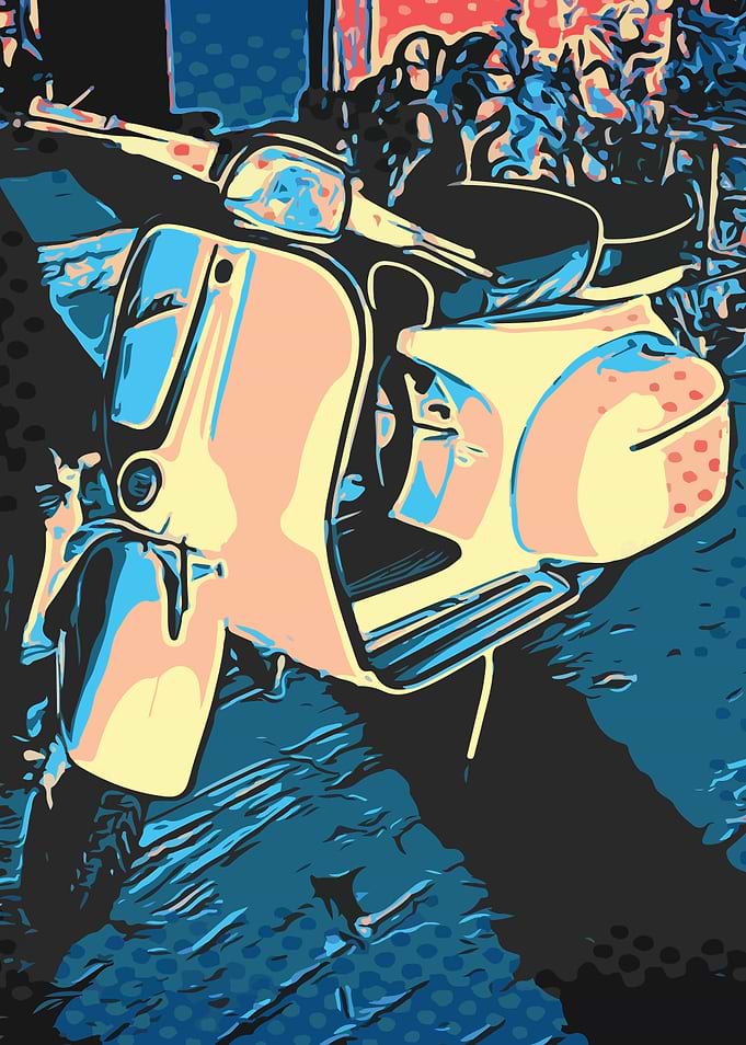 Cute Italian Motorcycle