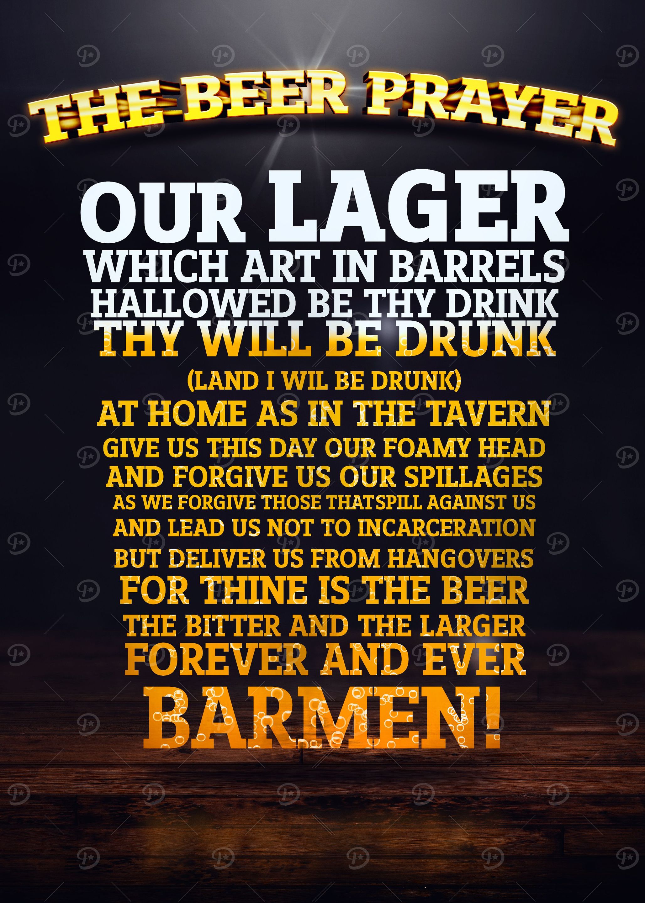 The Beer Prayer