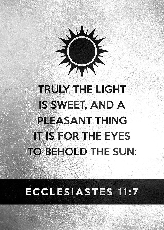 Ecclesiastes 11 7