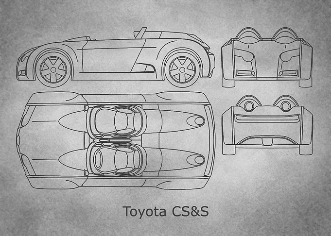 Toyota CSS gray old