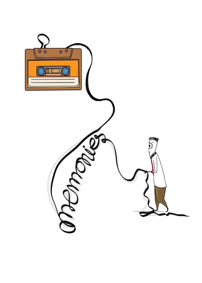 the radio