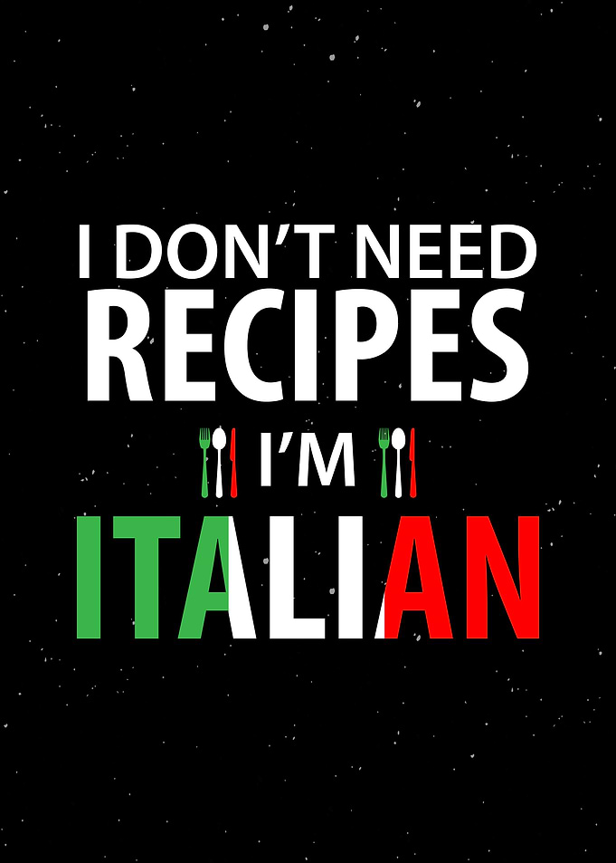 Funny Italian Recipe Decor