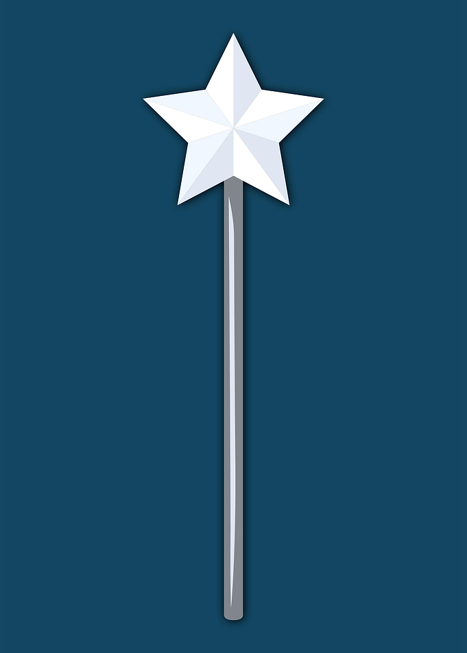 christmas fairy wand