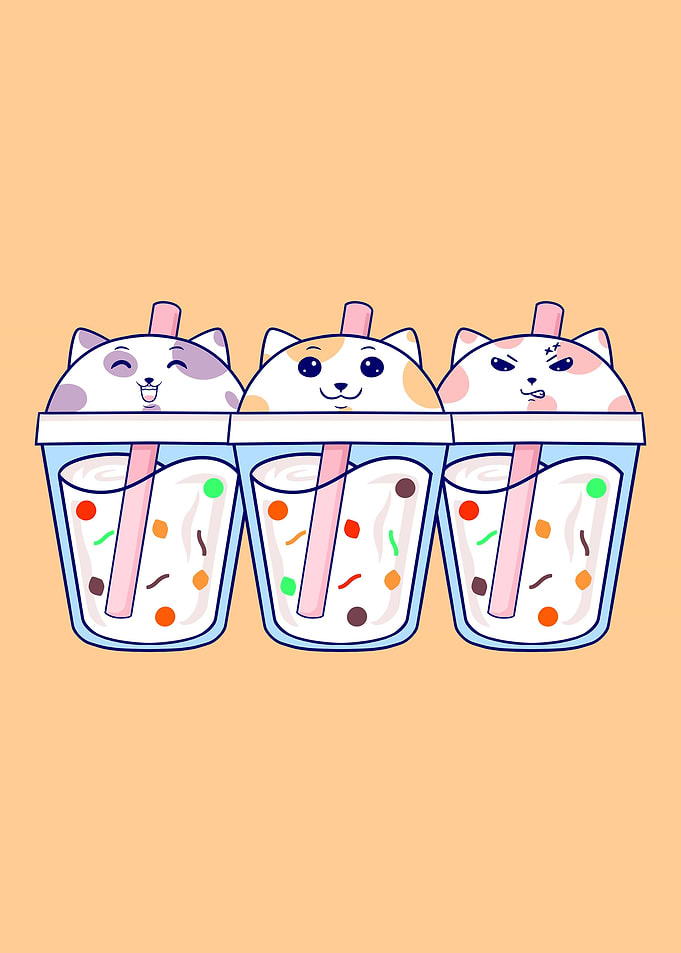 Cute Milk Cat