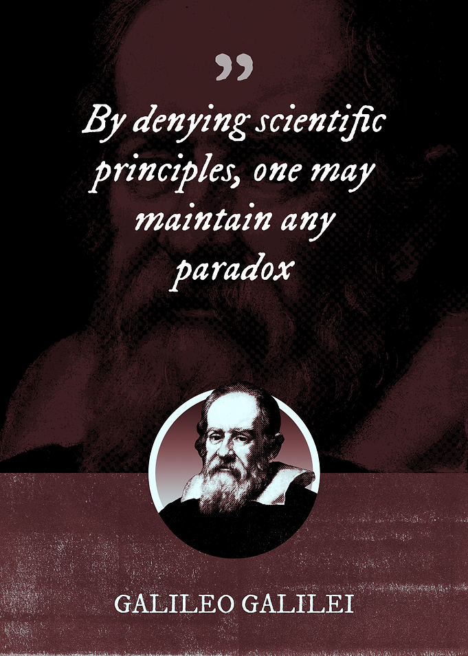 By denying scientific
