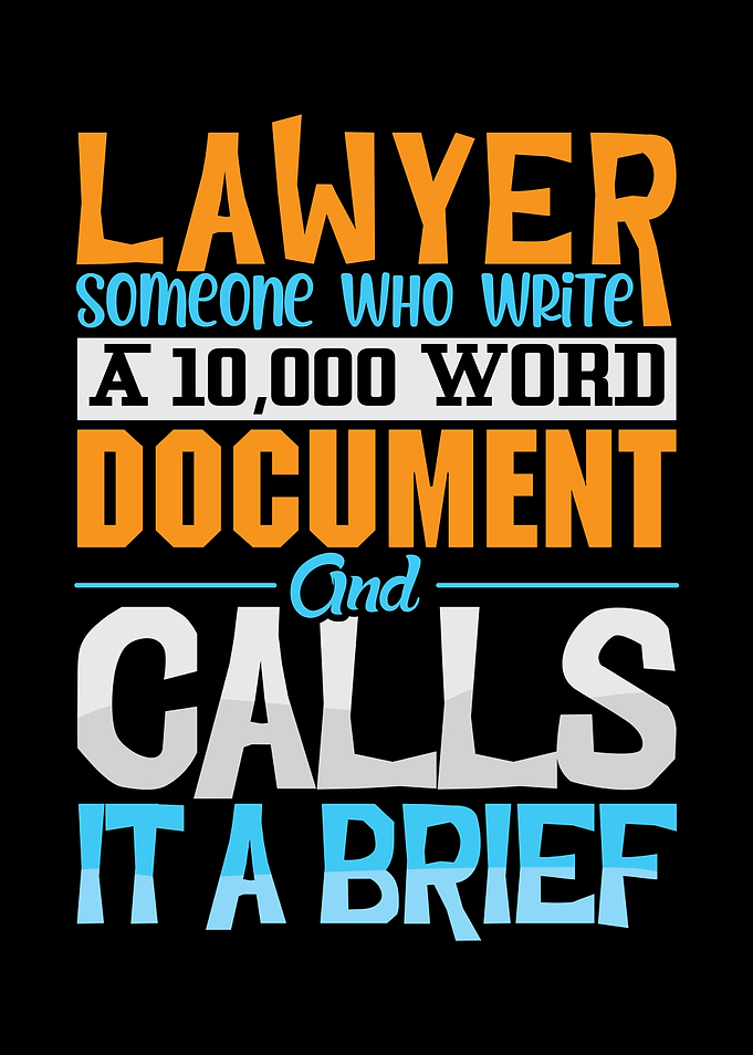 Lawyer someone who writes