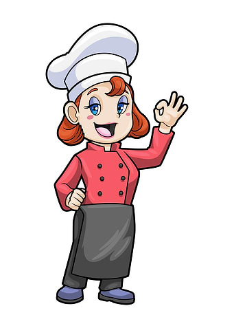 Female Chef Cooking apron