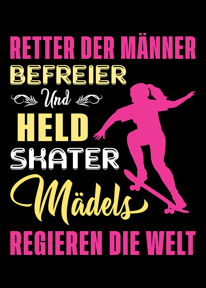 Skater women gift skateboa