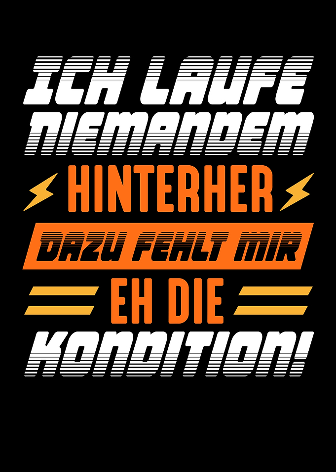 Laufe Niemandem Hinterher