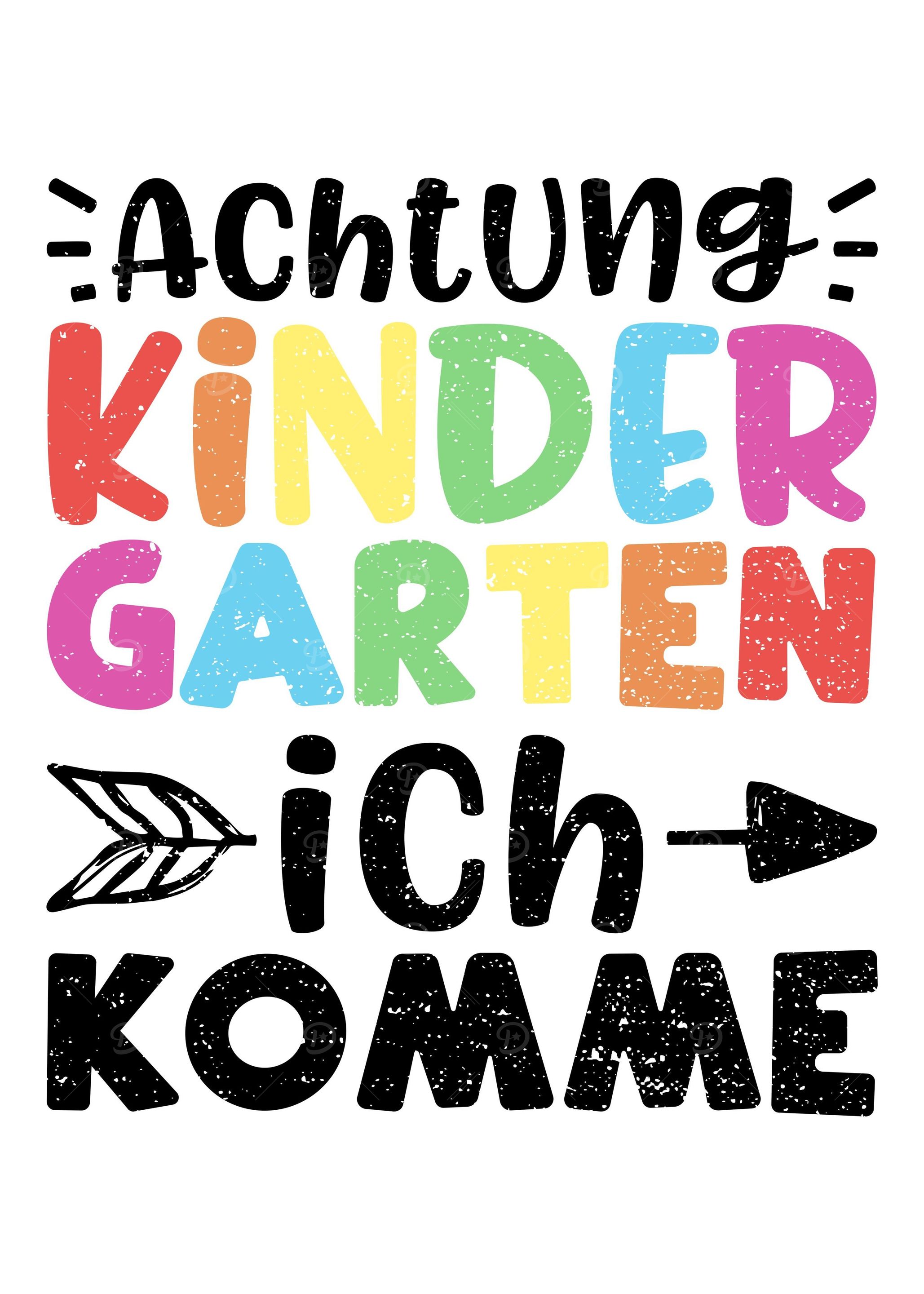 Achtung Kindergarten Ich K