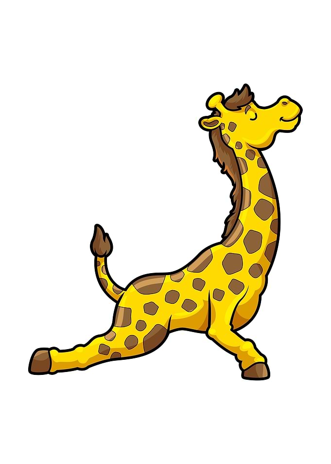 Giraffe Yoga Stretching