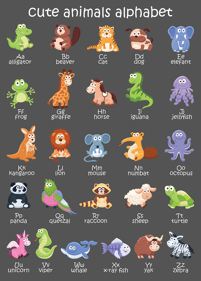 Cute Animal Alphabet