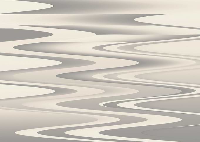 Waves of white shades Land