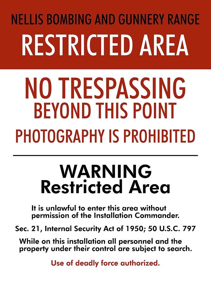 AREA 51 NELLIS BOMBING
