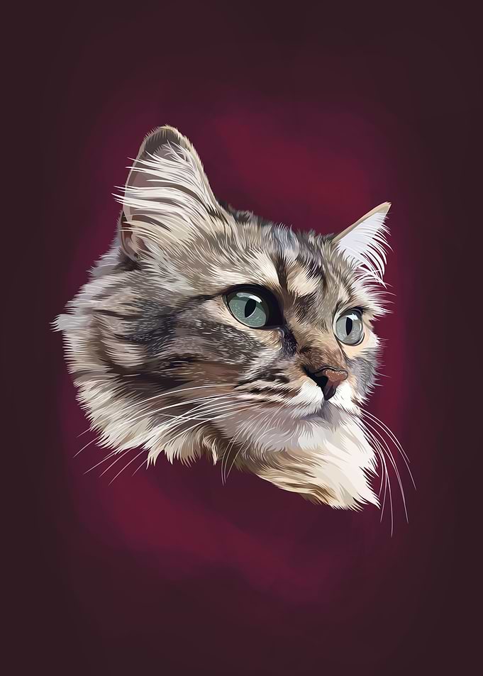 cat head mascot