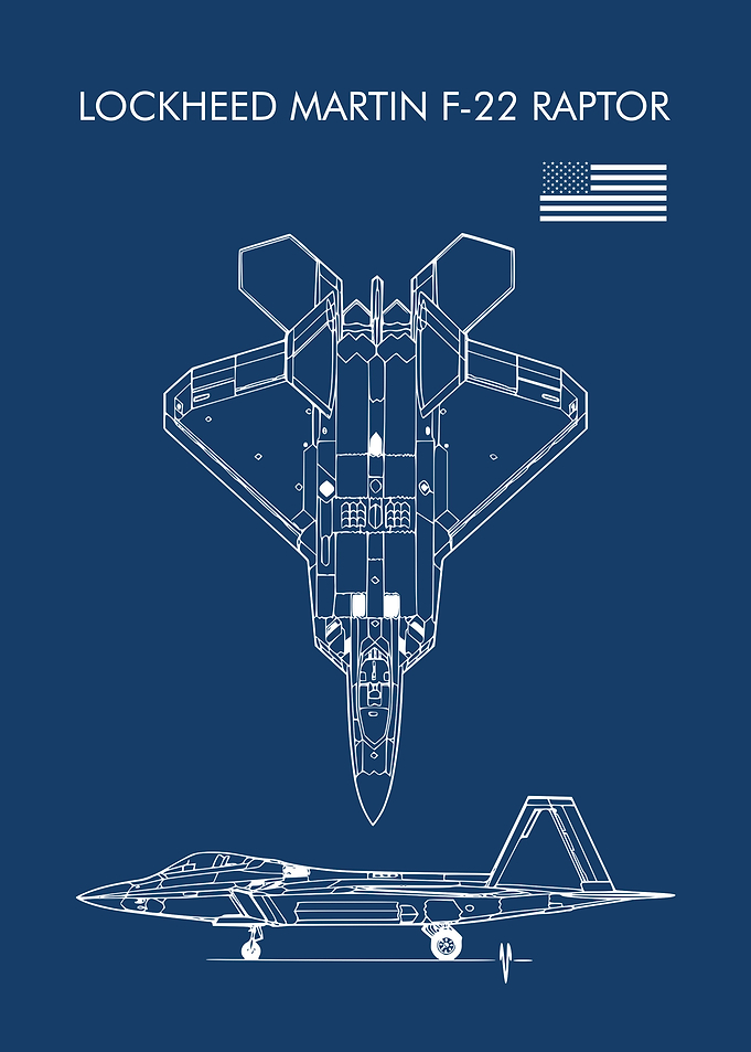 LOCKHEED MARTIN F22 DOWN