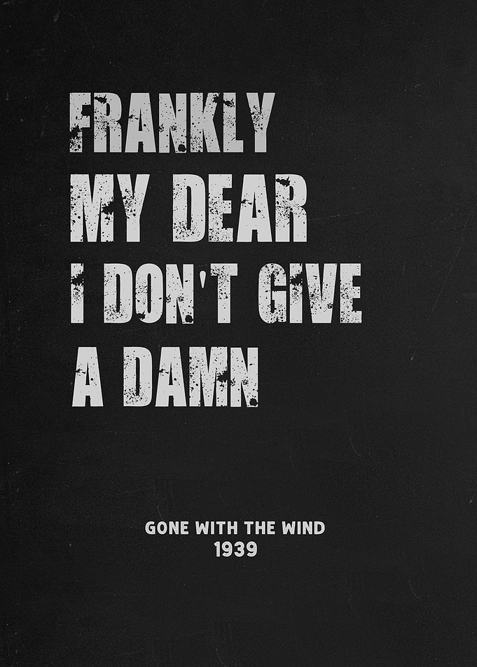 I dont give a damn