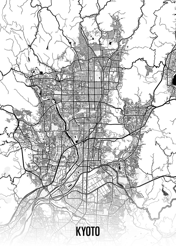 Kyoto map