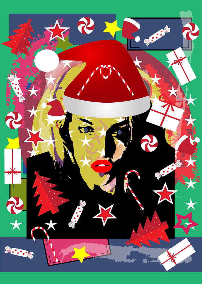New Year party background