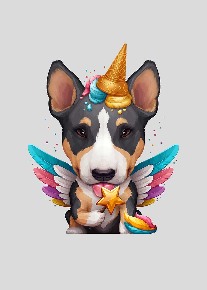 Bull Terrier Unicorn