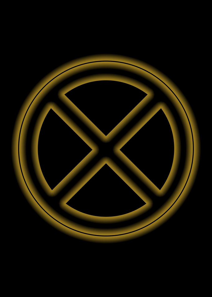 no stopping sign gold