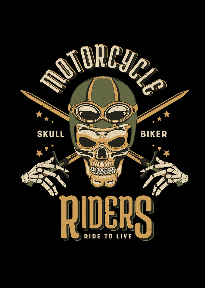 SKULL BIKER