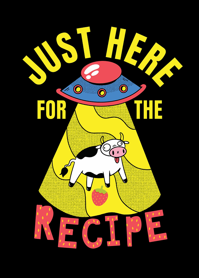 Strawberry Milk Cow Ufo