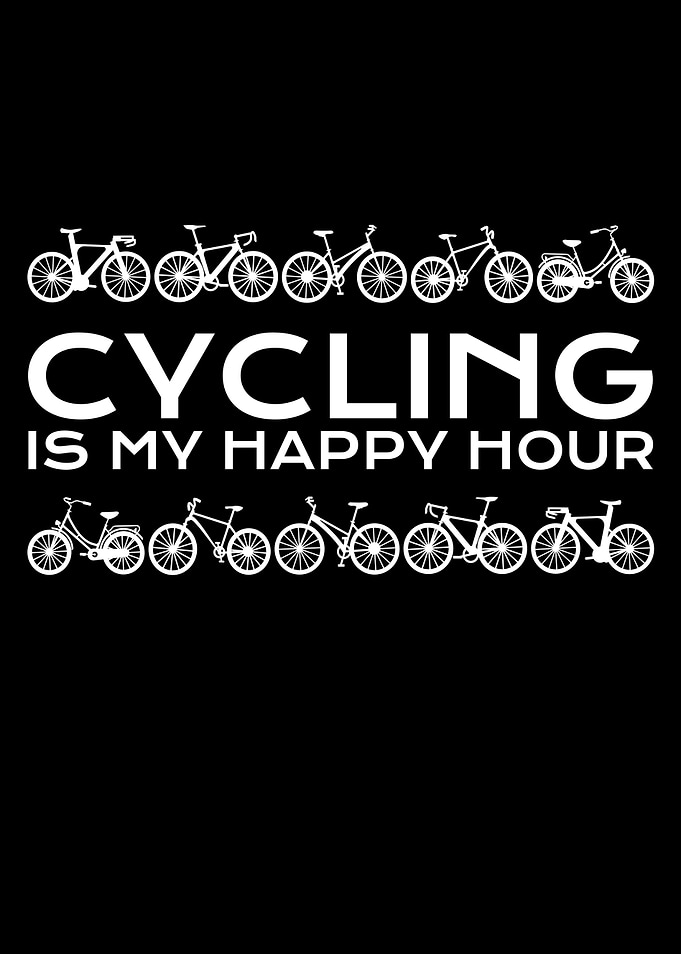 cycling is my happy hour