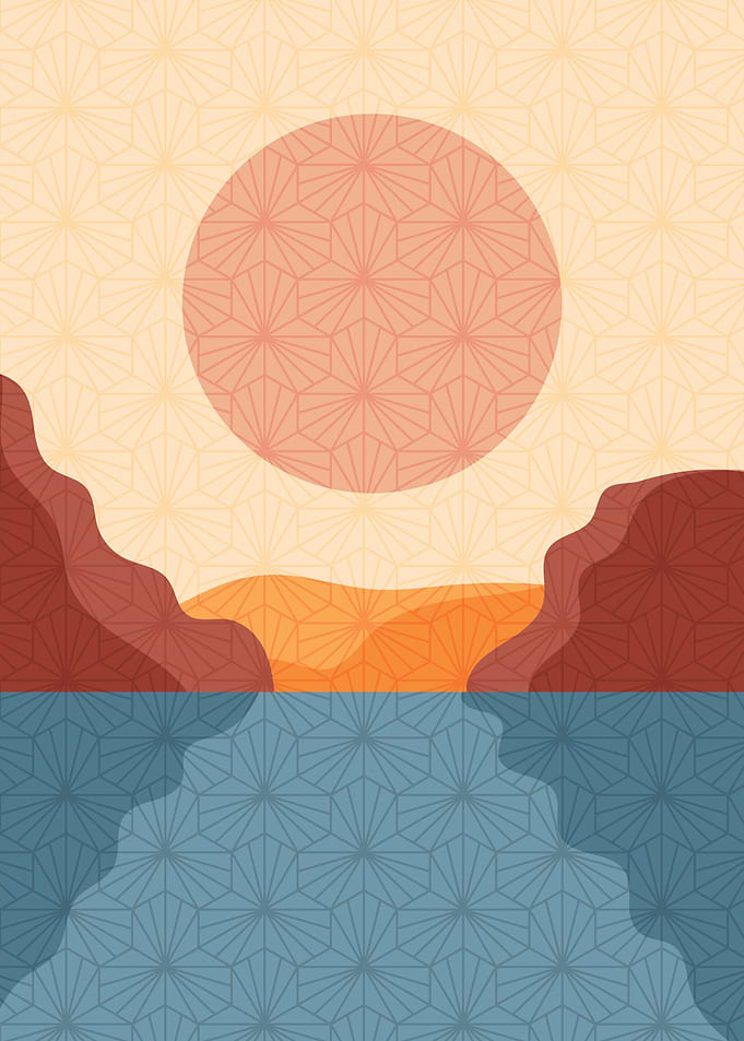 Sunset on the Lake