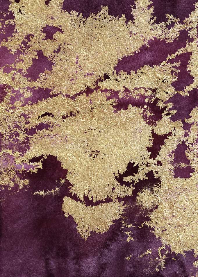 Magenta Gold Abstract 13