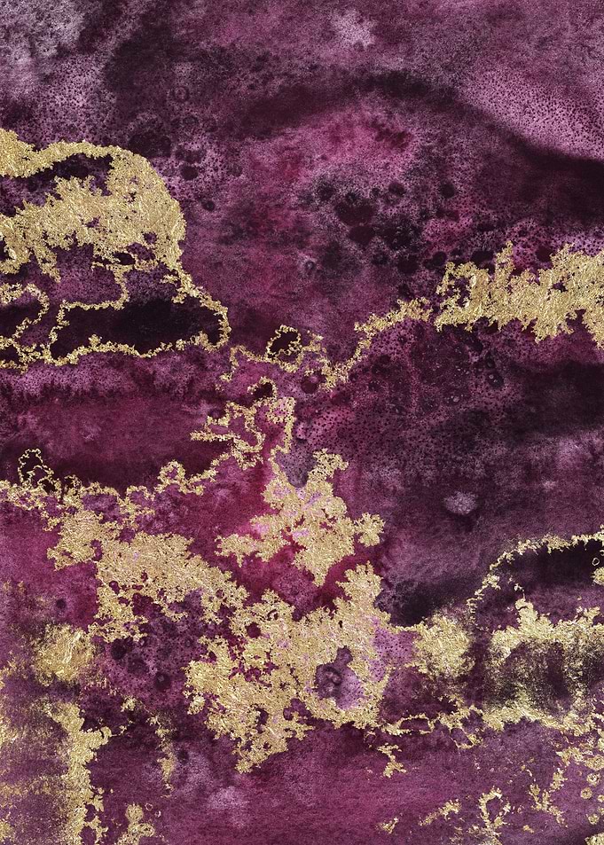 Magenta Gold Abstract 12
