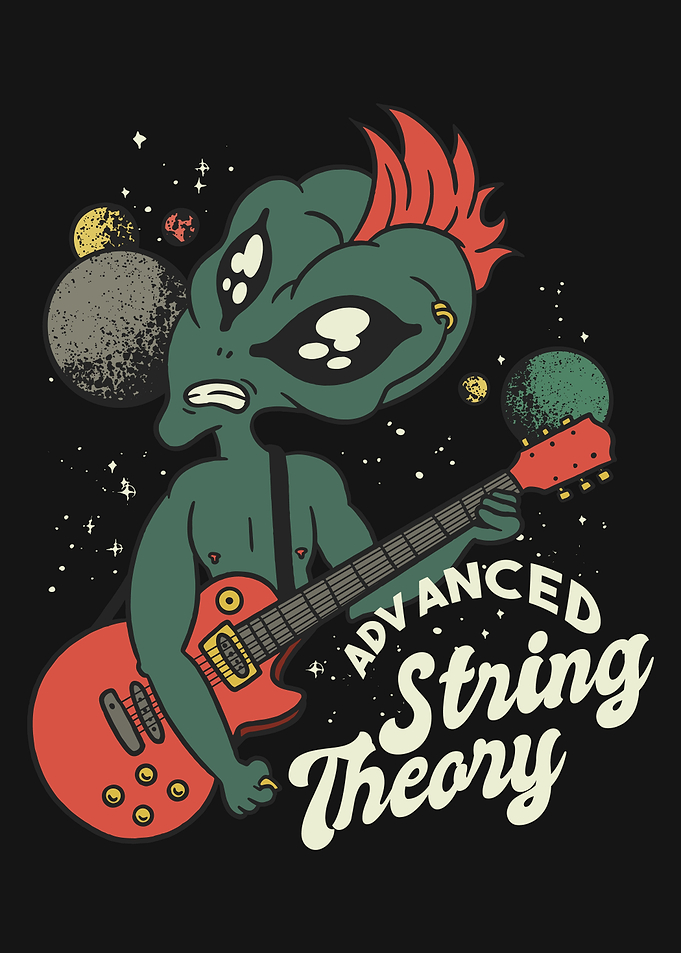 Alien Guitar Nerd UFO Punk