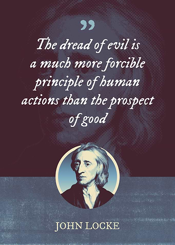 The dread of evil is a