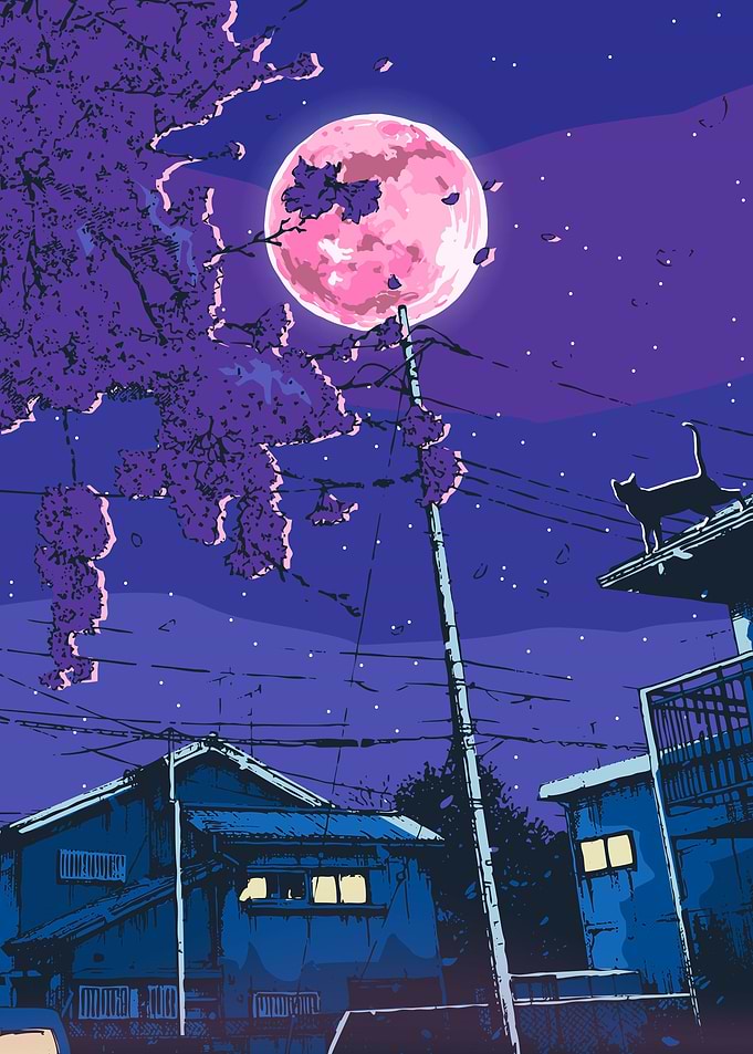Japan Cat City Pop 17