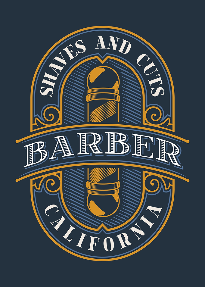 vintage barbershop poster
