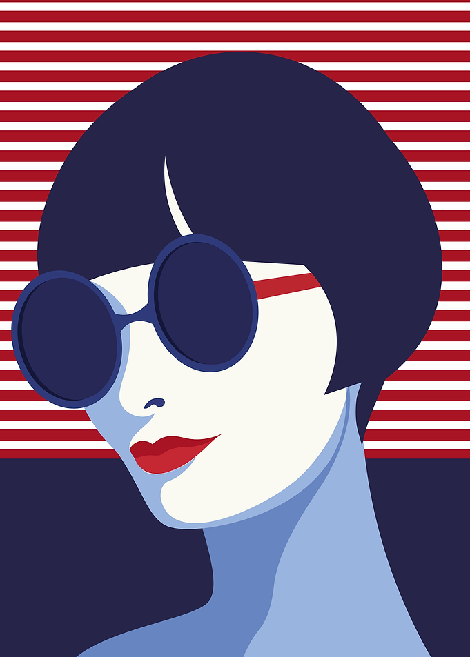 fashion woman vintage art