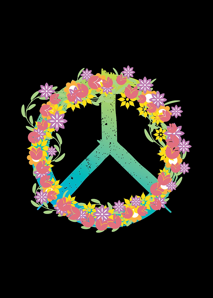 Peace Floral Hippie
