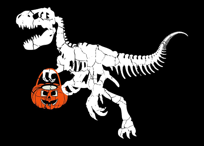 Dinosaur Trick Or Treat Di