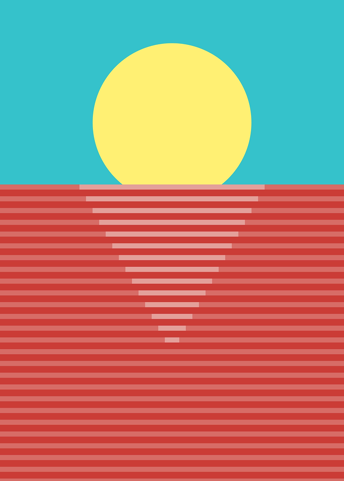 Sun and the Red Sea