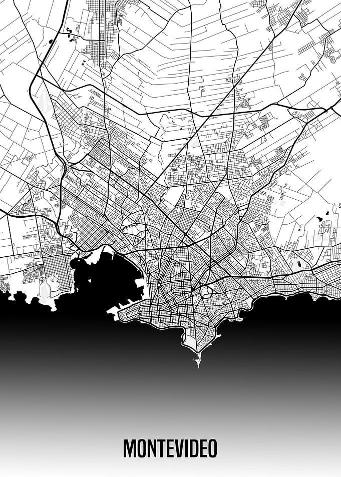 Montevideo map