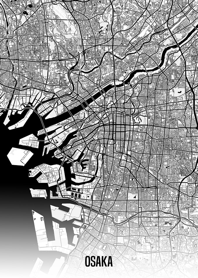 Osaka map