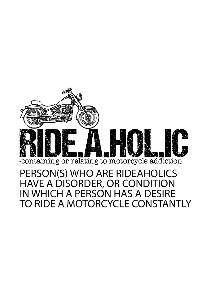 Rideaholic Wall Art Decor