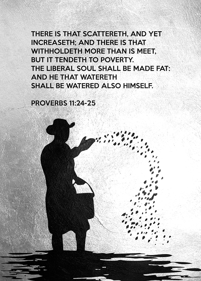 Proverbs 11 24 25