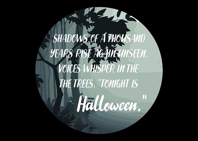 Halloween Poem Poet Gift