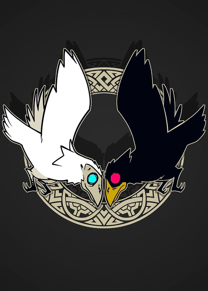 Hugin and Munin Norse Myth