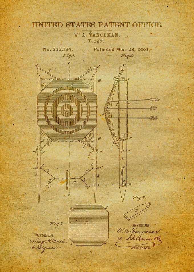 69 Archery Target Patent