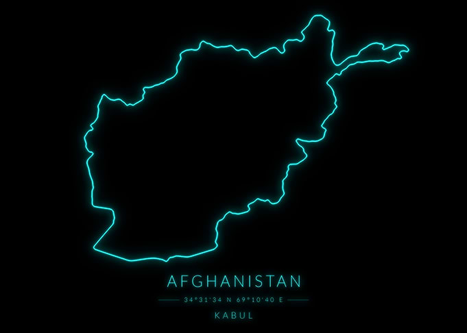Afghanistan Neon