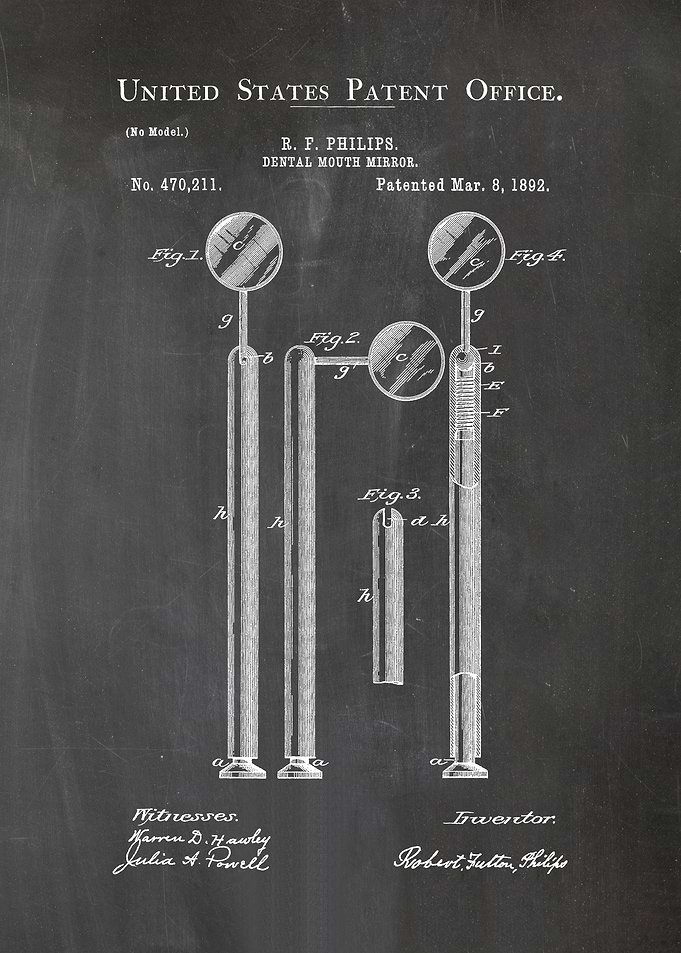 13 Dental Mirror Patent P