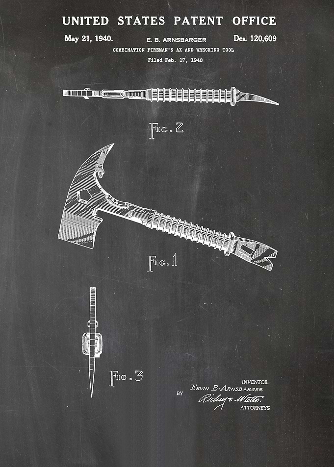 17 Firemans Ax Patent